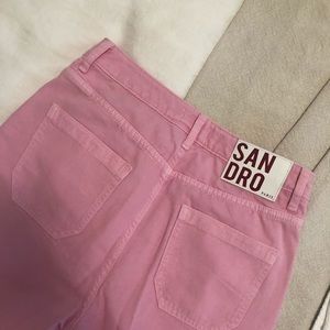 Sandro bufflehead fun pink skinny jeans